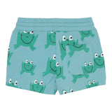 Stella Mccartney Bermuda In Tuta Tinta Unita con Stampa per Neonato TW6P59XXN VERDE ACQUA STELLA McCARTNEY 