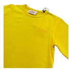 Saint Barth T-Shirt Girocollo Tinta Unita per Bambino 00710L GIALLO SAINT BARTH 