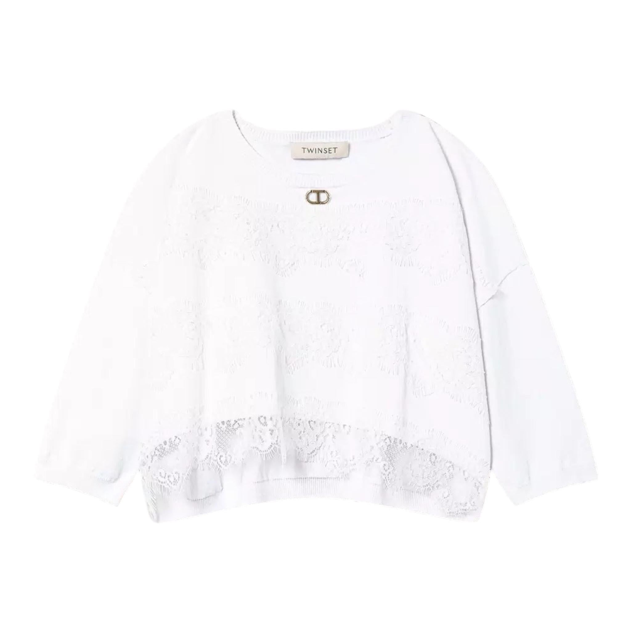 TWINSET 241GJ3QB0XBIANCO