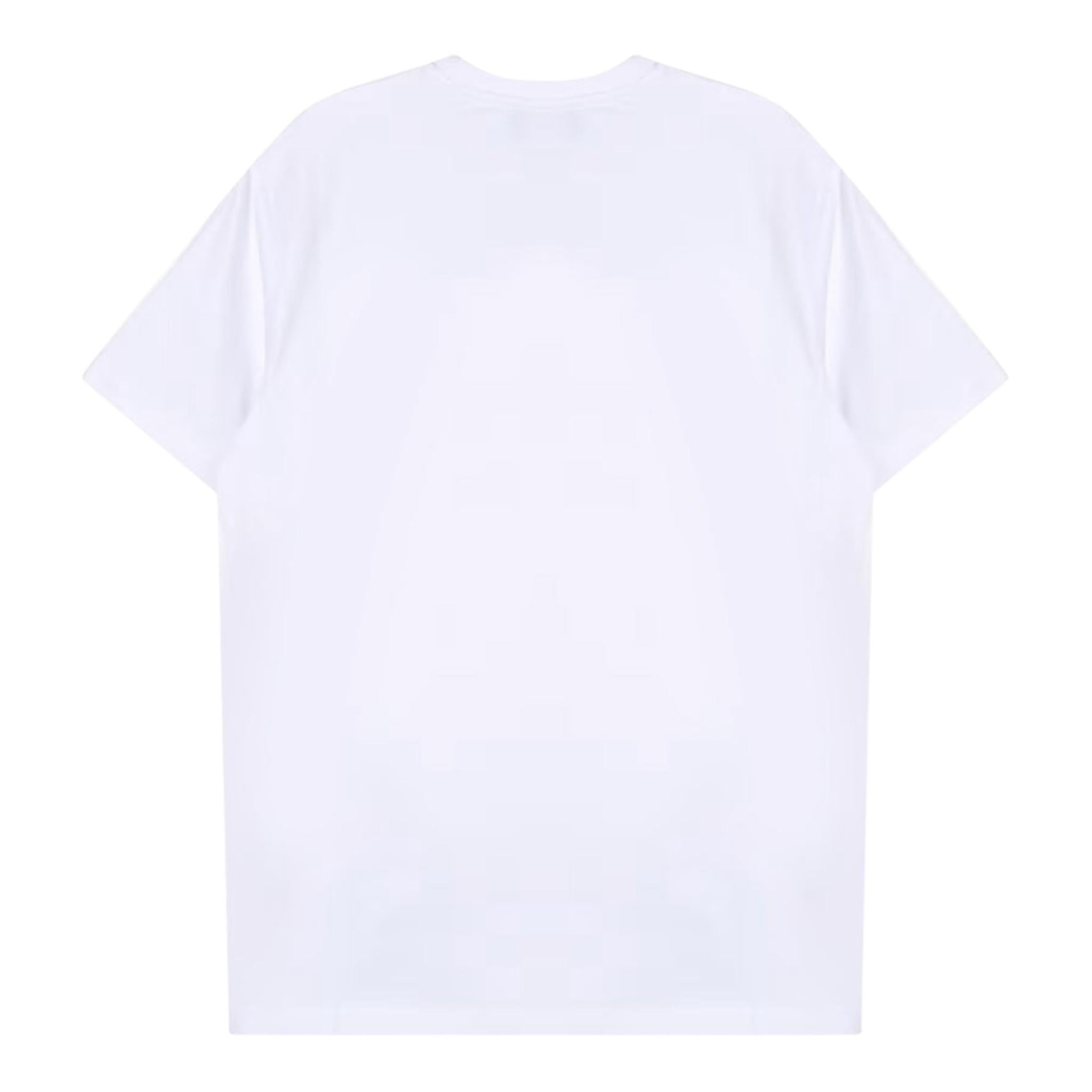 Dsquared2 T-Shirt Girocollo Tinta Unita con Stampa per Bambino DQ2072 BIANCO DSQUARED2 