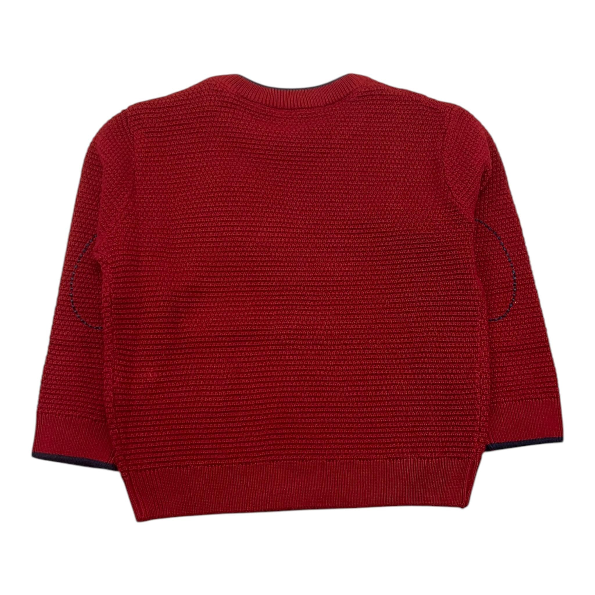 SARABANDA maglia girocollo tinta unita Rosso per Neonato 0A2022 ROSSO SARABANDA 
