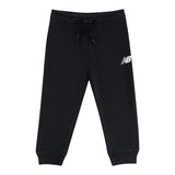 New Balance Pantalone Tuta Tinta Unita con Logo per Bambino LAKB0063 NERO NEW BALANCE 