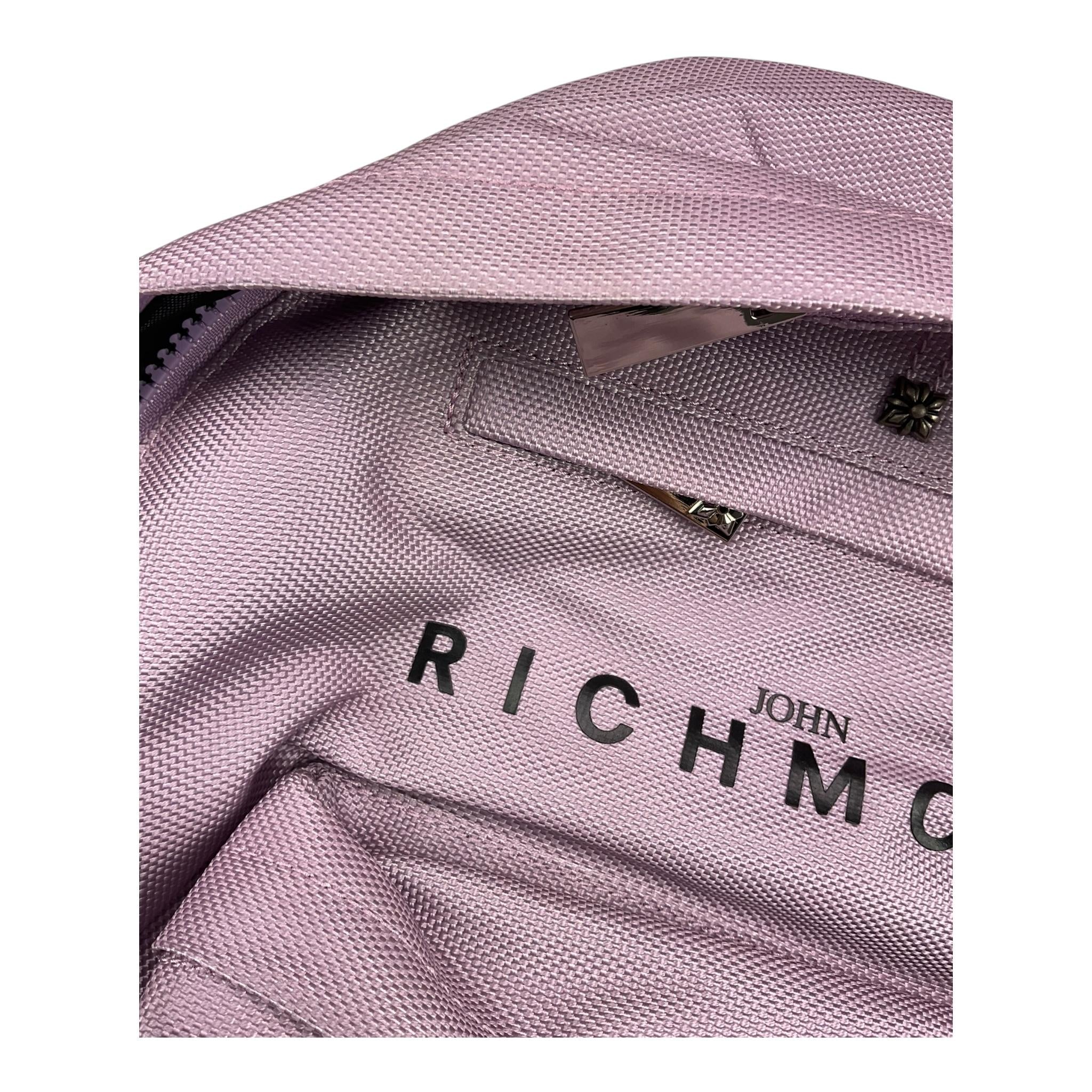 JOHN RICHMOND zaino tinta unita con stampa logo Lilla per Bambina RBA25015ZAA LILLA JOHN RICHMOND 