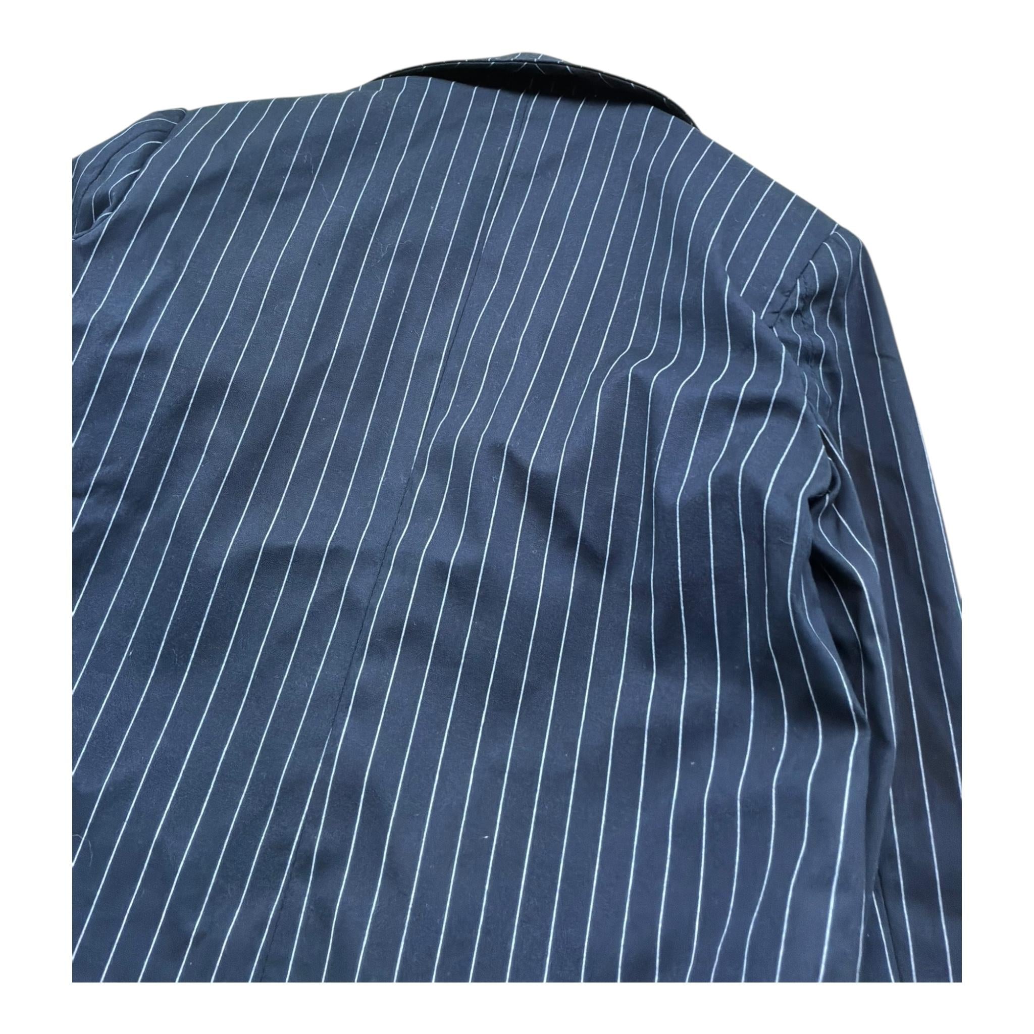 Trussardi Giacca Tinta Unita con Fantasia A Righe per Bambina TGP26087GC BLU TRUSSARDI 