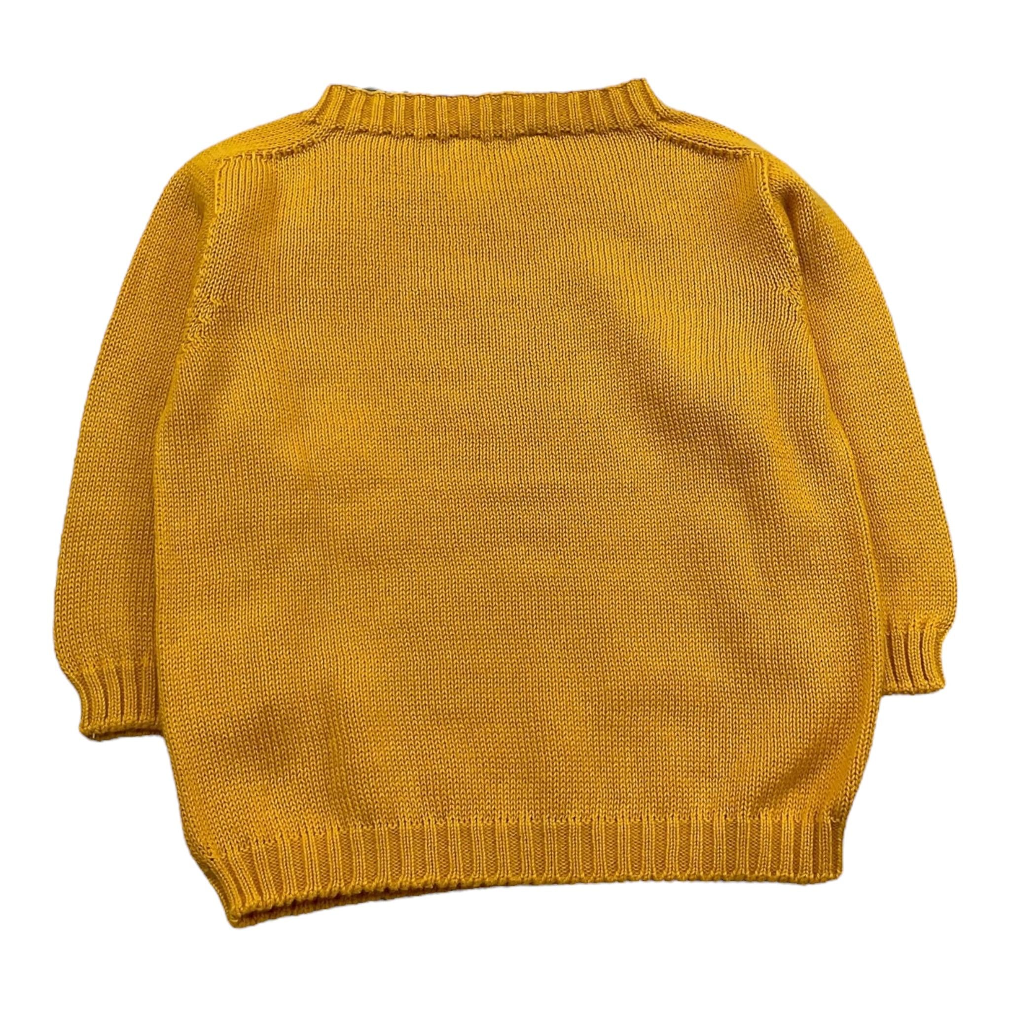 J.O. Milano Maglia Girocollo Tinta Unita per Neonato 173Z9 SENAPE J.O. MILANO 