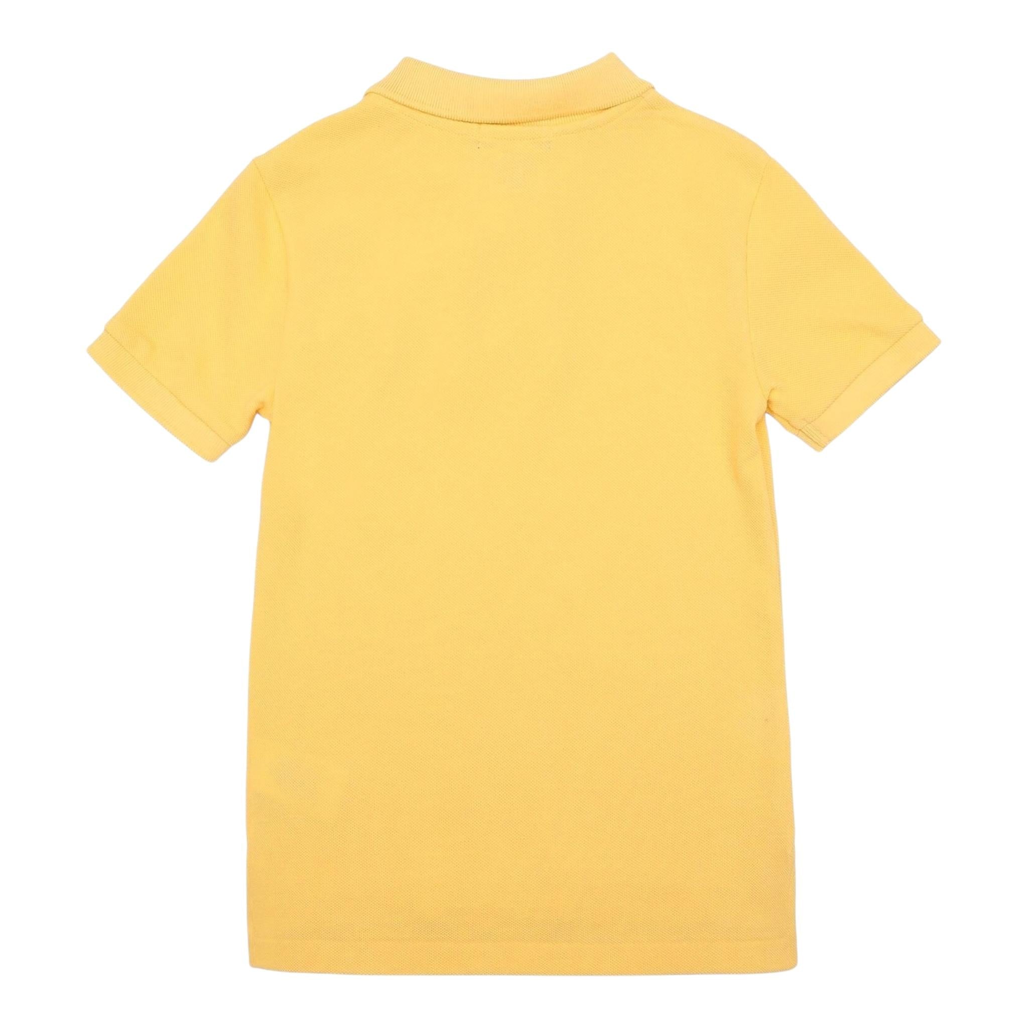 RALPH LAUREN polo manica lunga tinta unita con logo Giallo per Neonato 322703632062N GIALLO RALPH LAUREN 