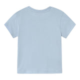 Mayoral T-Shirt Girocollo Tinta Unita con Stampa per Neonato 1065X AZZURRO MAYORAL 