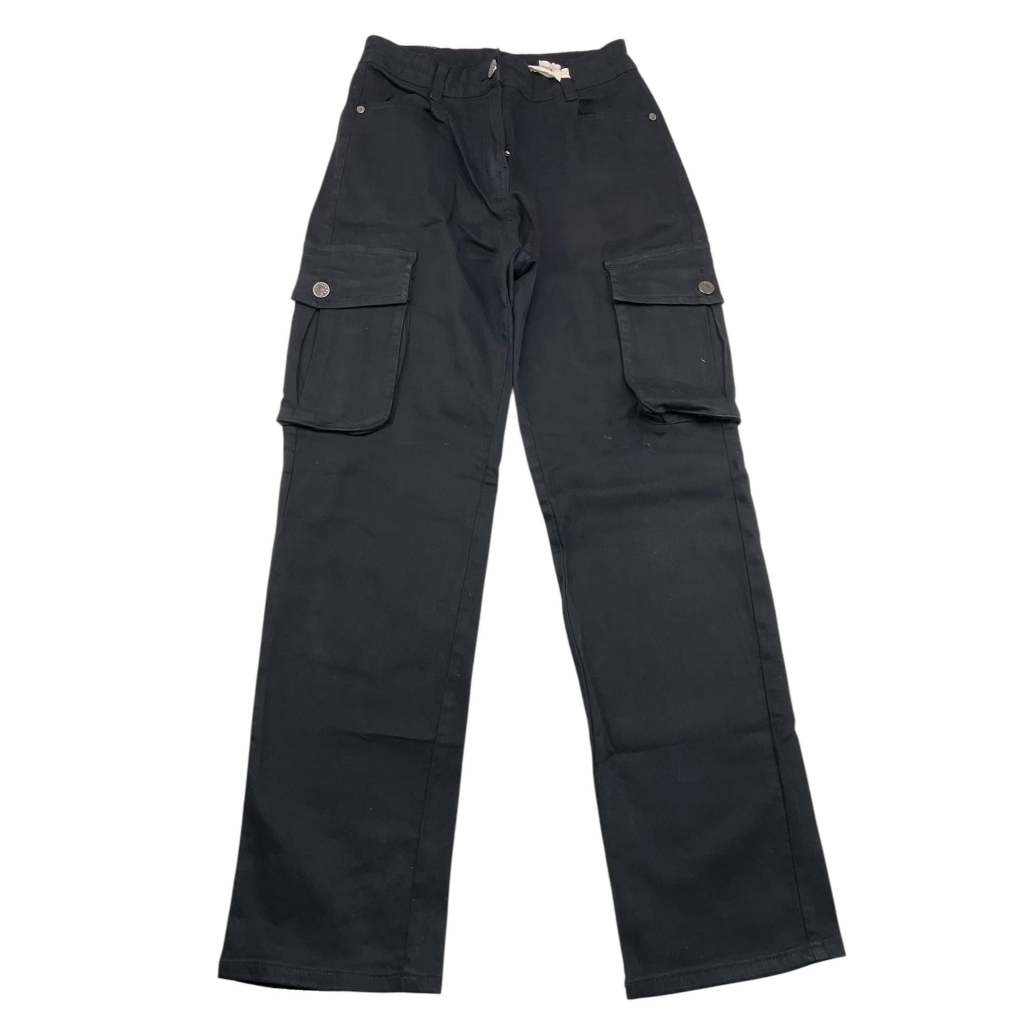 MANILA GRACE pantalone tinta unita modello cargo Nero per Bambina MFJF24P189XX NERO MANILA GRACE 