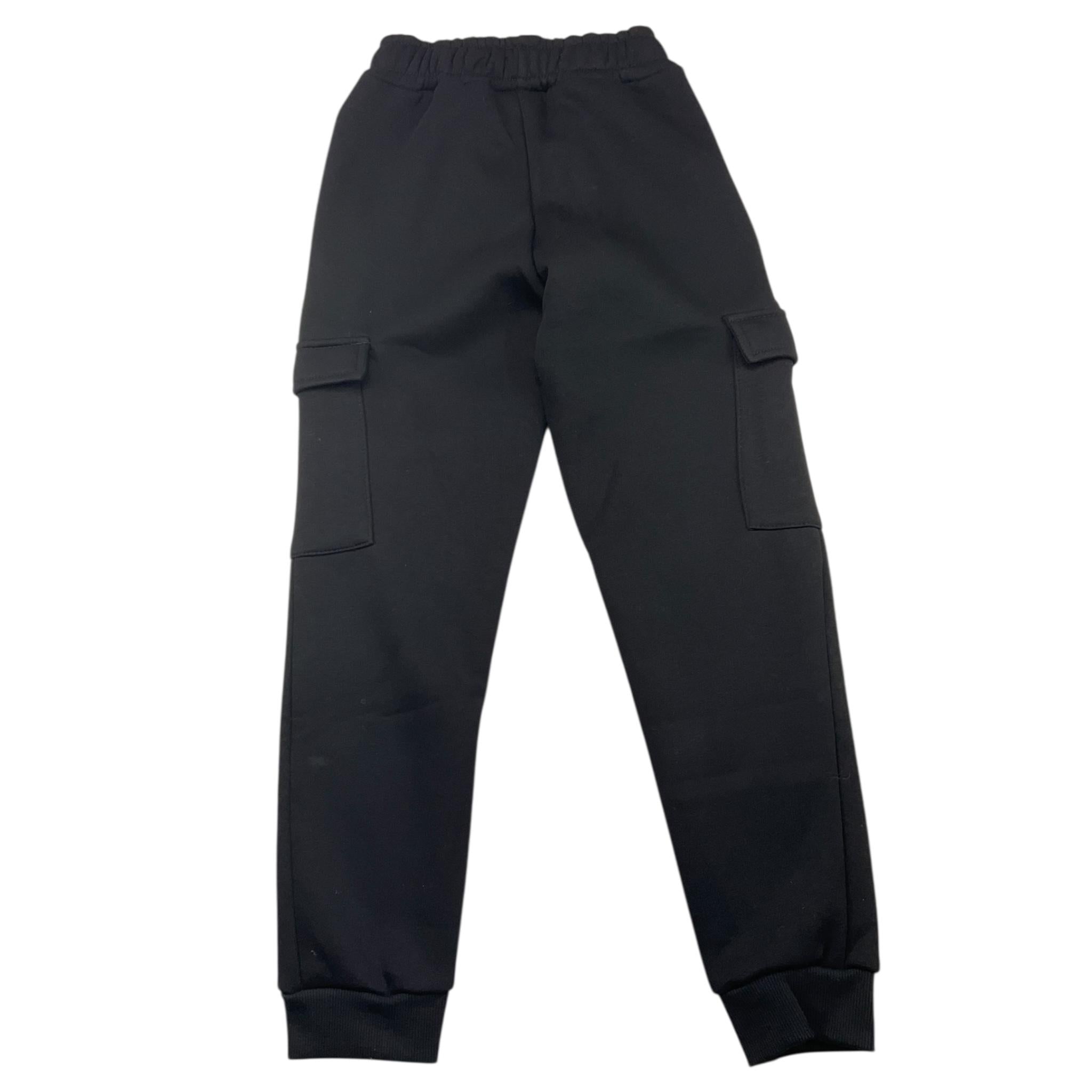 ICON pantalone tuta tinta unita Nero per Bambino IBSP00308 NERO ICON 
