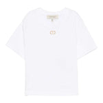 Twinset T-Shirt Girocollo Tinta Unita per Bambina 251GJ2481X BIANCO TWINSET 