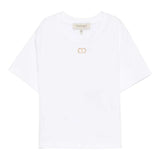 Twinset T-Shirt Girocollo Tinta Unita per Bambina 251GJ2481X BIANCO TWINSET 