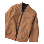 Sarabanda Giubbino In Ecopelle Reversibile Bicolore per Bambino 0B771 CAMMELLO/BLU SARABANDA 