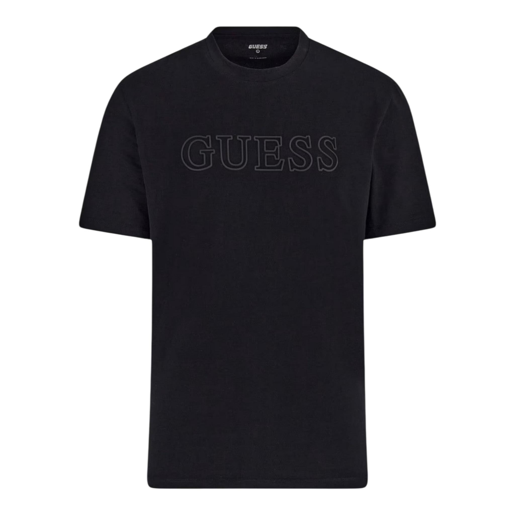 GUESS t-shirt girocollo tinta unita cn logo Nero per Bambino L2YI59J1311 NERO GUESS 