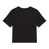 Calvin Klein T-Shirt Girocollo Tinta Unita con Logo per Bambina IG0IG02806 NERO CALVIN KLEIN 