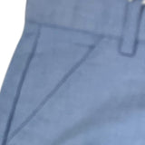 Sarabanda Pantalone Tinta Unita con Girovita Regolabile Azzurro per Bambino
