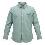 Saint Barth Camicia Manica Lunga Tinta Unita  per Bambino 00947L VERDE SAINT BARTH 