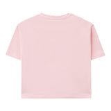 Iceberg T-Shirt Girocollo Tinta Unita con Stampa per Bambina TSICE5150JX ROSA ICEBERG 