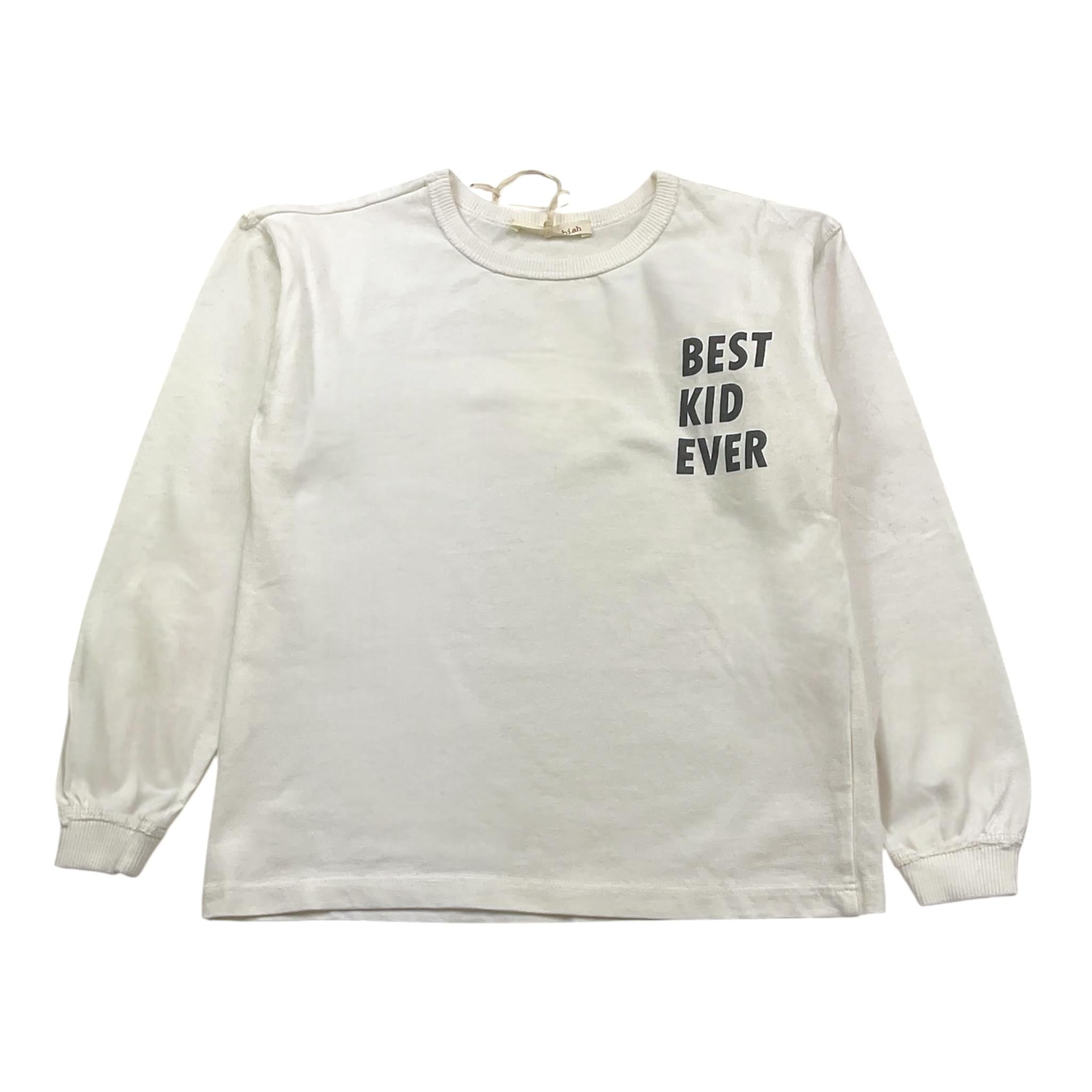 ZHOE & TOBIAH shirt girocollo tinta unita con stampa Bianco per Bambino BSS7 BIANCO ZHOE & TOBIAH 