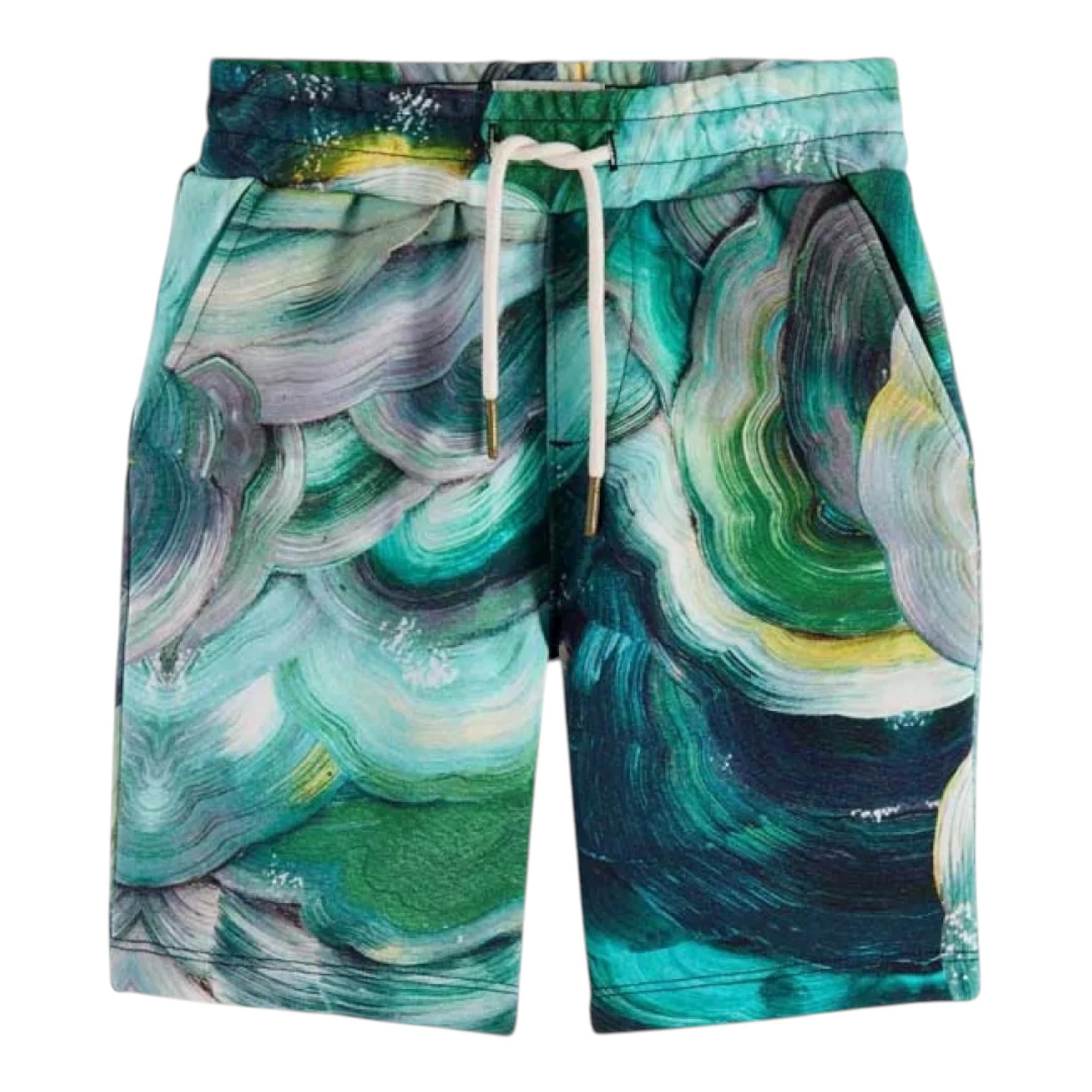 Scotch & Shrunk Bermuda Tinta Unita con Fantasia per Bambino 179438 VERDE SCOTCH & SHRUNK 