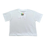 Msgm T-Shirt Girocollo Tinta Unita con Stampa per Bambina S5MSJGTH243X BIANCO MSGM 