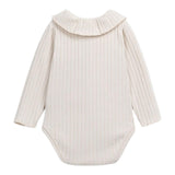 PLAY UP body tinta unita con rouches Beige per Neonata PA022AP11200 BEIGE PLAY UP 