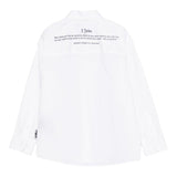 John Richmond Camicia Tinta Unita con Stampa per Bambino RBP25016CA BIANCO JOHN RICHMOND 