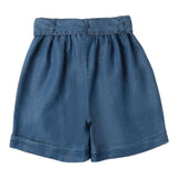 I Do Short Tinta Unita In Denim per Bambina 4B852 BLU I DO 