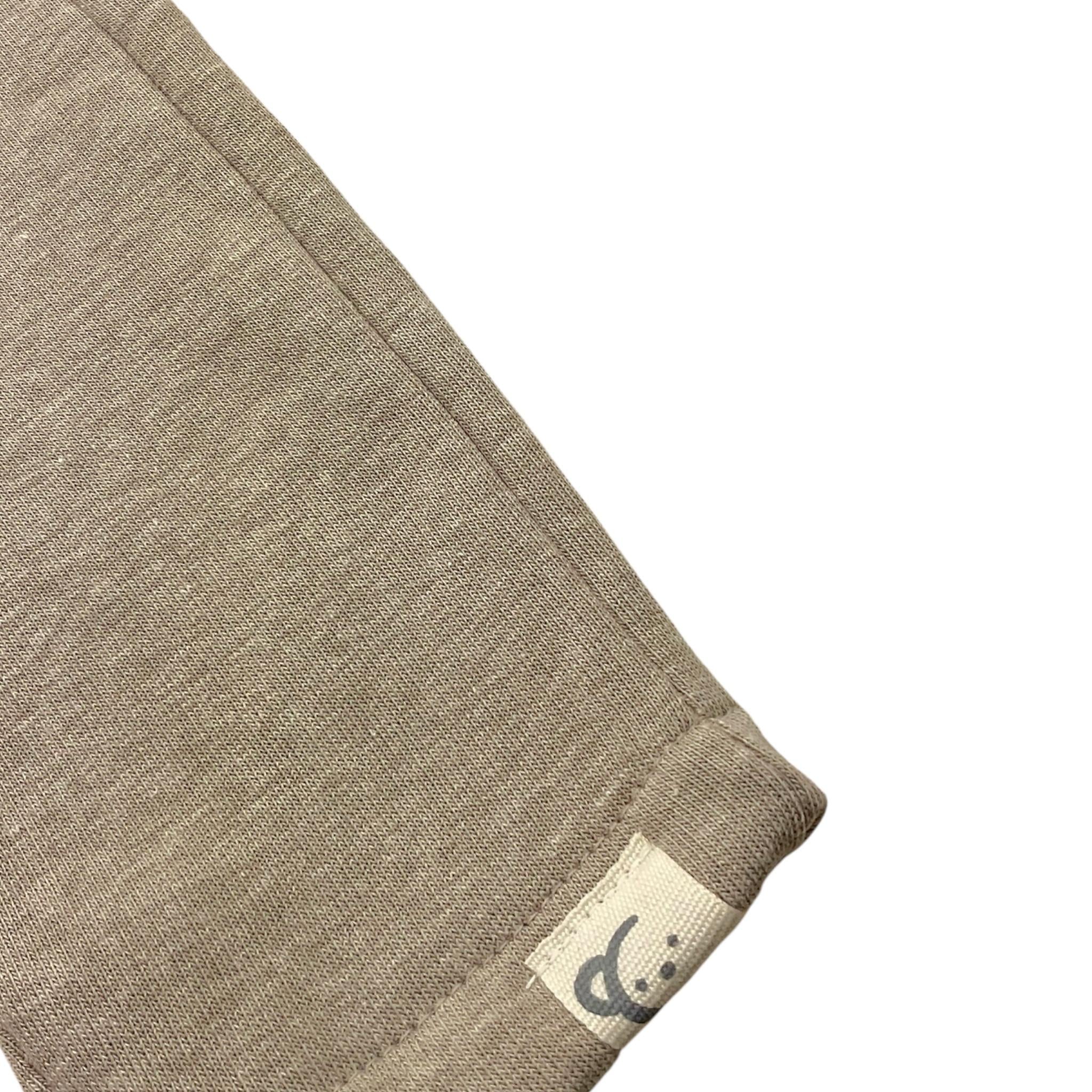 CALAMARO salopette tinta unita con logo Fango per Neonato 32466X FANGO CALAMARO 