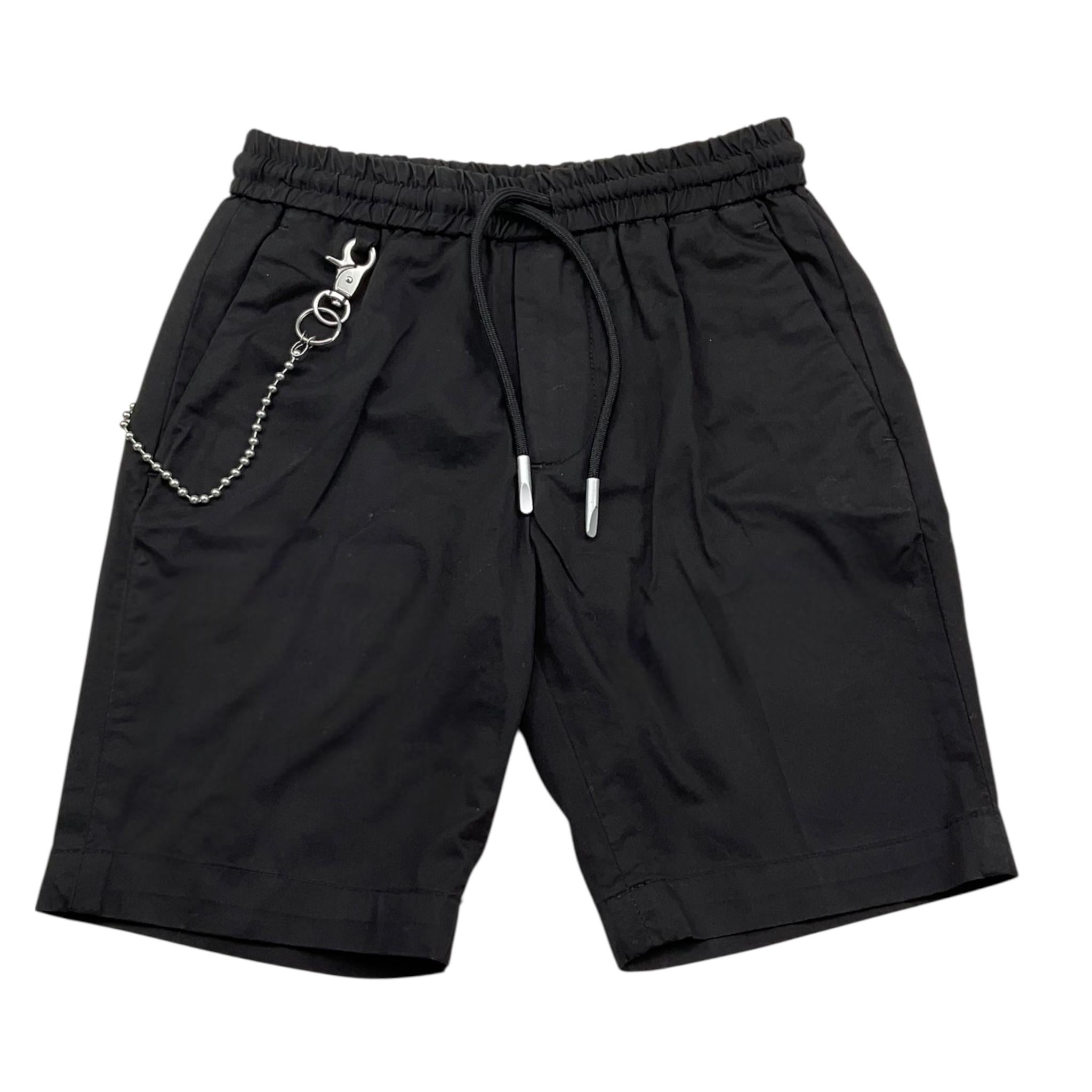 Antony Morato Bermuda Tinta Unita con Elastico In Vita per Bambino MKSH00086 NERO ANTONY MORATO 