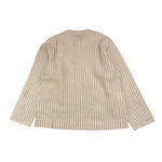 La Stupenderia Camicia Tinta Unita Manica Lunga Fantasia A Righe per Bambino TJCM733 BIANCO LA STUPENDERIA 