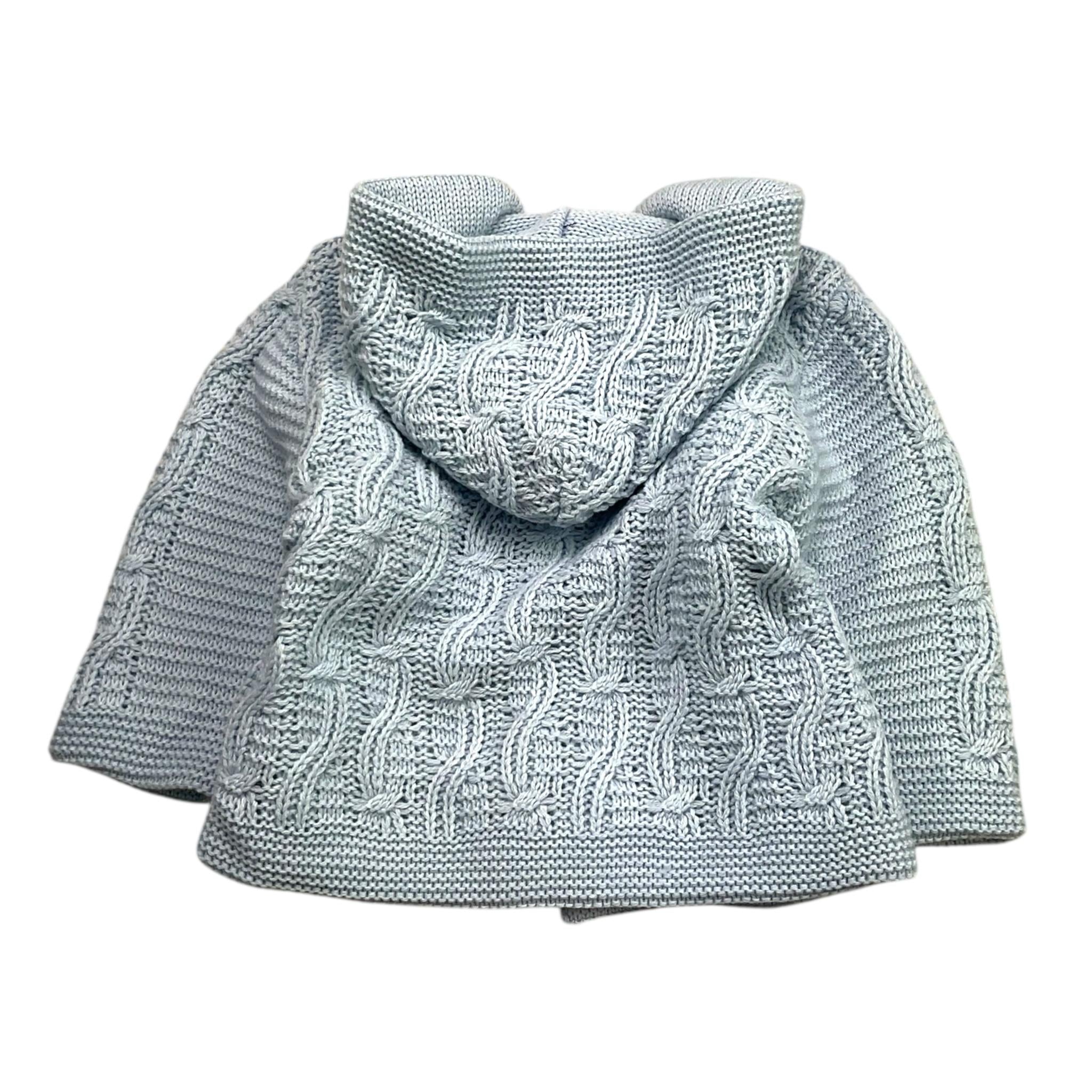 MAC ILUSIO'N cardigan tinta unita con cappuccio Azzurro per Neonato 9091 AZZURRO MAC ILUSIO'N 