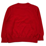 Sun68 Maglia Girocollo Tinta Unita con Logo per Bambino K33301 ROSSO SUN68 