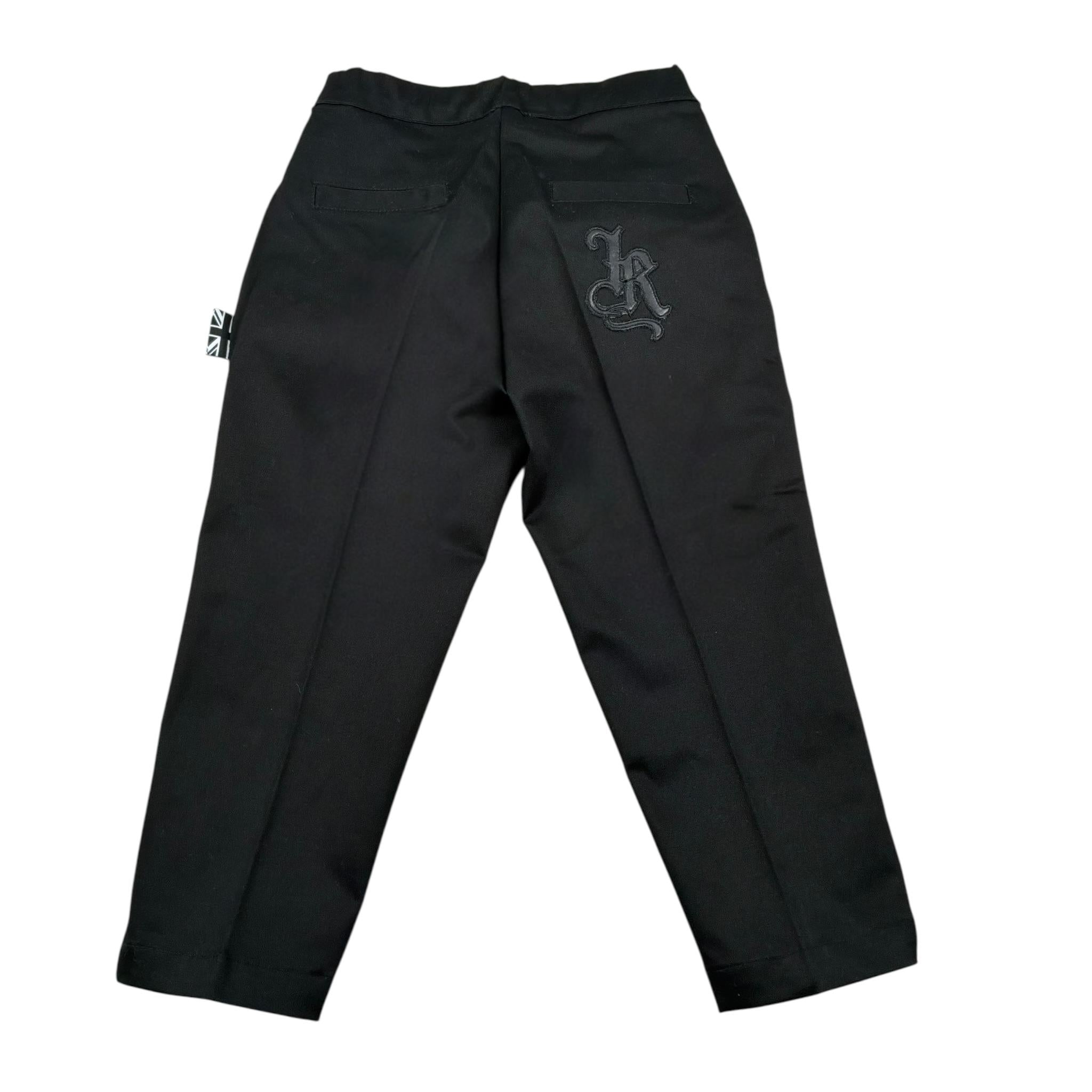 John Richmond Pantalone Tinta Unita con Girovita Regolabile per Neonato RIP25064PA NERO JOHN RICHMOND 