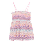 Saint Barth Top Bretelline Stampa Fantasia Traforato per Bambina RACHELT ROSA SAINT BARTH 