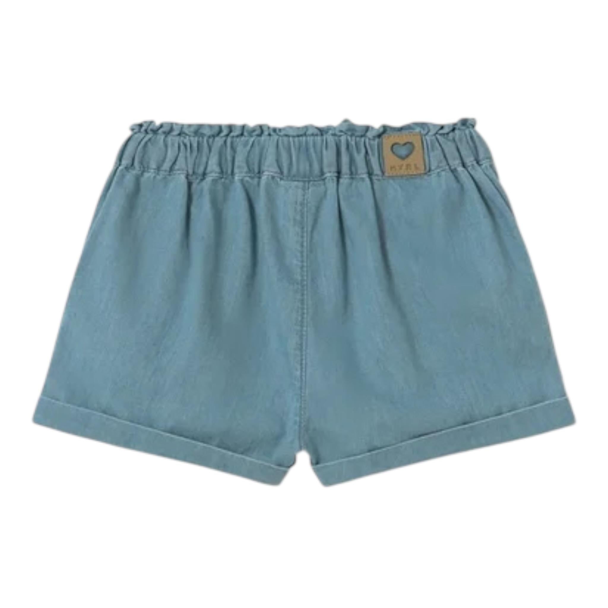 Mayoral Short In Denim Tinta Unita per Neonata 1227 AZZURRO MAYORAL 