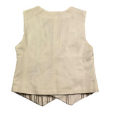 Emanuel Pris Gilet Fantasia A Righe per Bambino EPC2067R BIANCO/BEIGE EMANUEL PRIS 