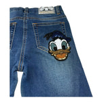 Monnalisa Jeans Tinta Unita con Brillantini per Bambina 191405R4 BLU MONNALISA 