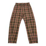 MOSCHINO pantalone tinta unita con fantasia a quadri Marrone per Bambina HUP08P MARRONE MOSCHINO 