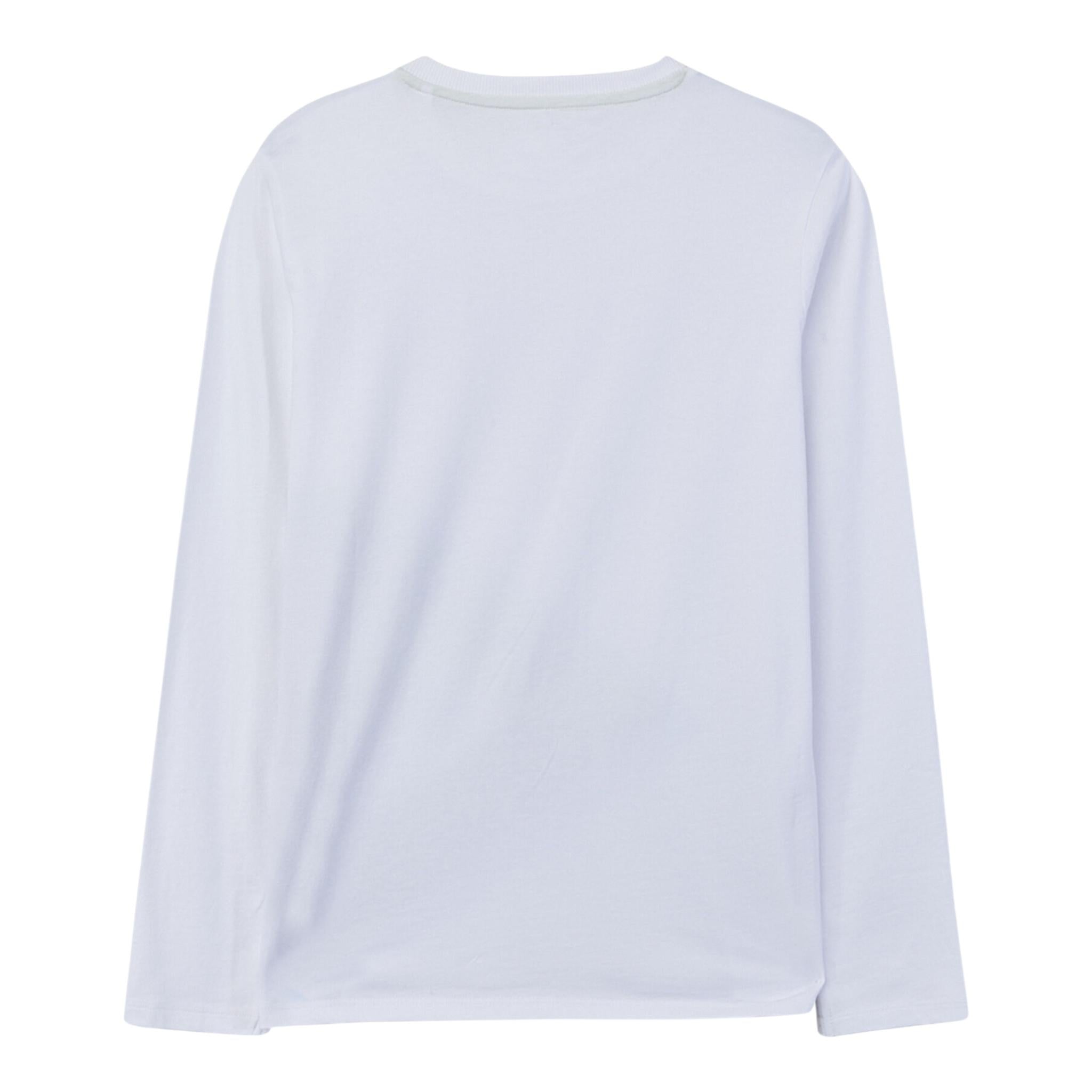 GUESS shirt girocollo tinta unita con stampa logo Bianco per Bambino L4RI01K8HM4 BIANCO GUESS 