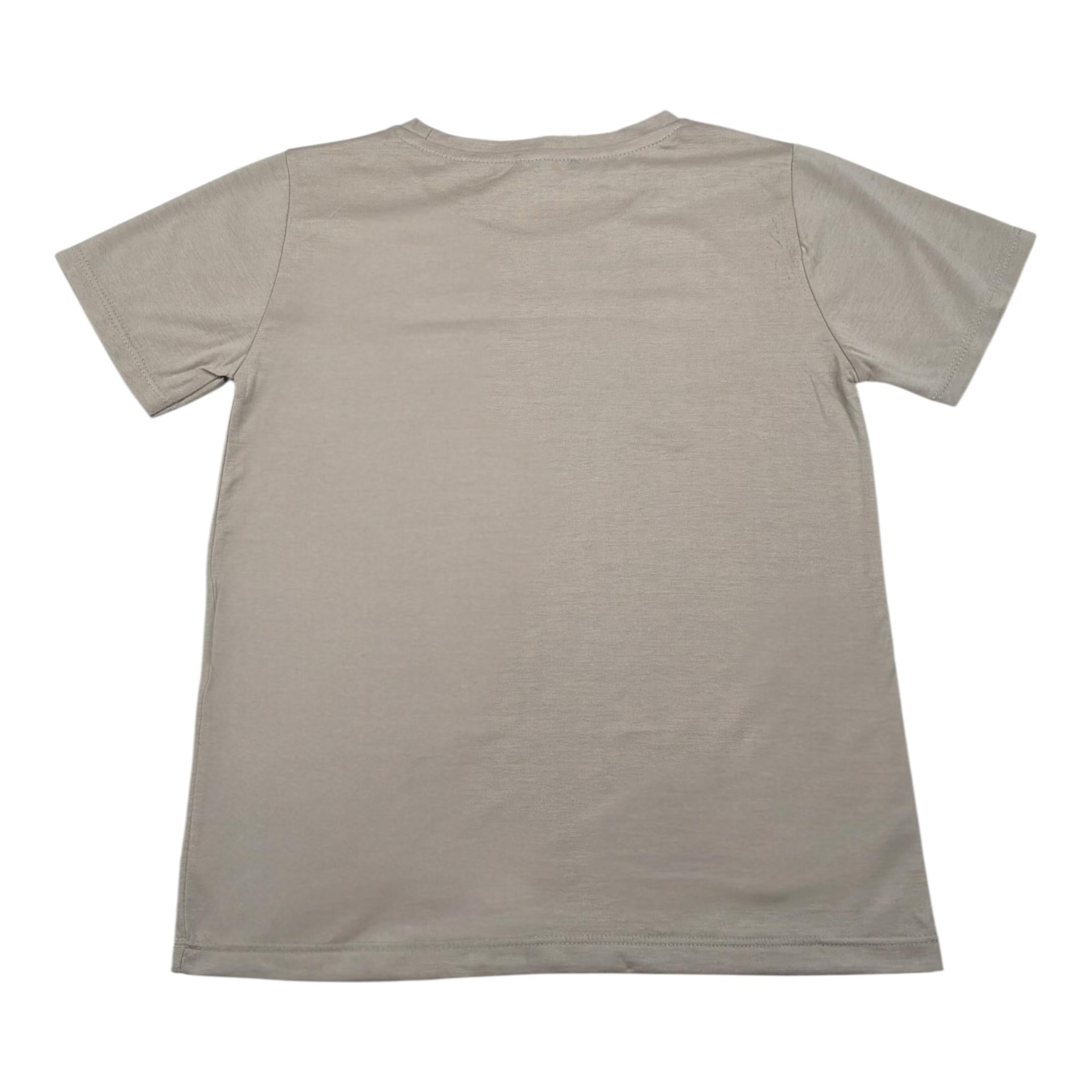 Never Too T-Shirt Girocollo tinta unita Sabbia per Bambino NT2295R SABBIA NEVER TOO 