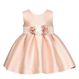 Abel & Lula Abito Cerimonia Tinta Unita con Applicazioni per Neonata 5014 ROSA ABEL & LULA 