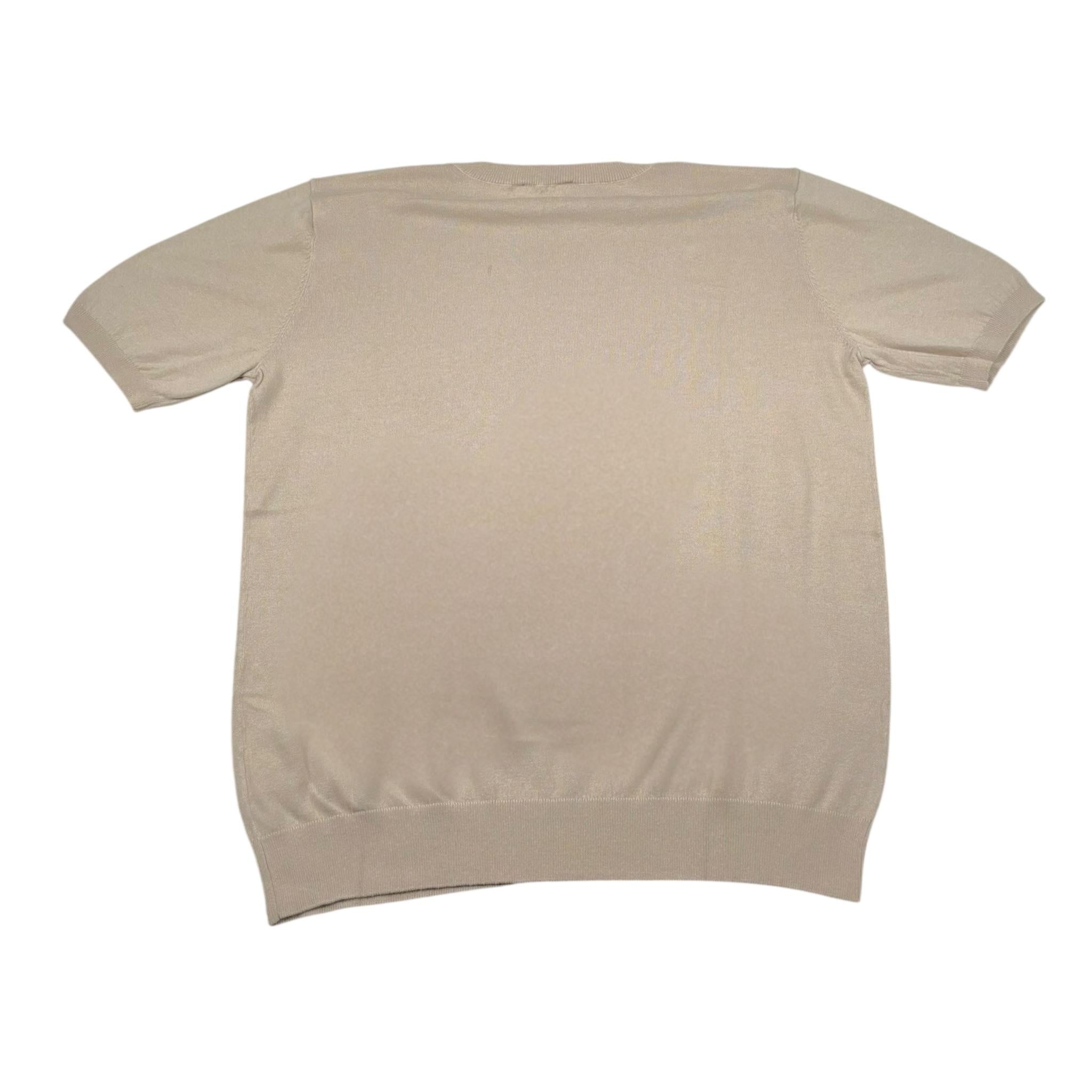 Never Too T-Shirt In Maglia tinta unita Beige per Bambino NT2070R BEIGE NEVER TOO 