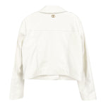 Twinset Giubbino In Ecopelle Tinta Unita con Zip per Bambina 251GJ2561X BIANCO TWINSET 