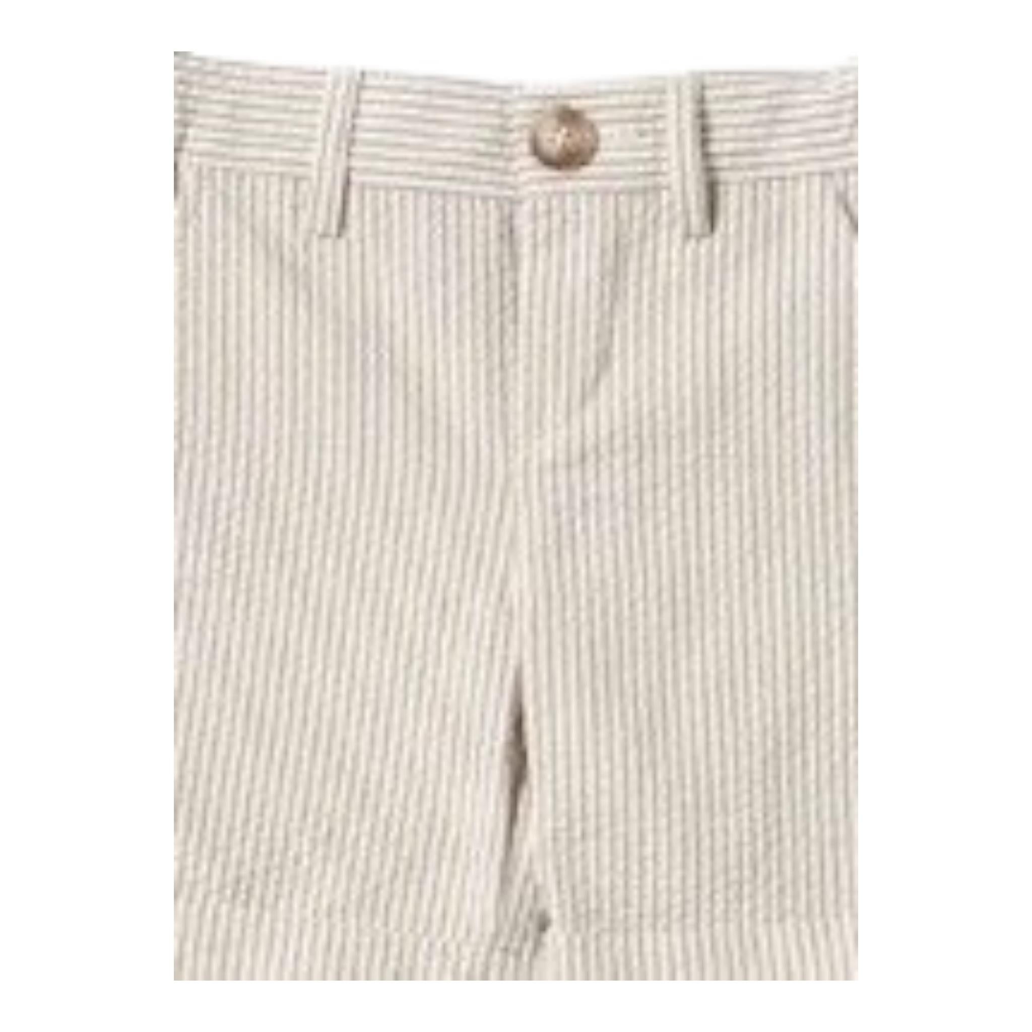 Fay Bermuda Tinta Unita con Fantasia A Righe per Neonato FS6549X BIANCO FAY 