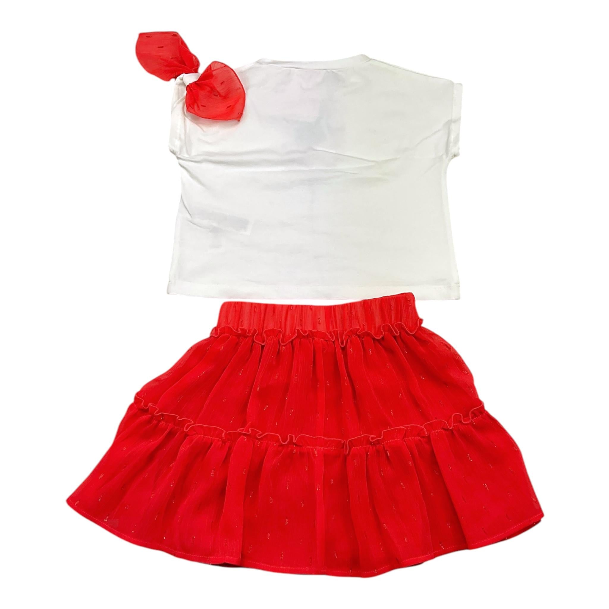LIU JO KA3125NBIANCO/ROSSO