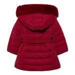 ABEL & LULA giubbino tinta unita con zip e cappuccio Rosso per Bambina 5839 ROSSO ABEL & LULA 