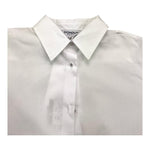 camicia tinta unita manica lunga DFCA028X BIANCO DONDUP 