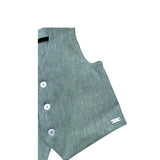 Le Bebe' Gilet Tinta Unita per Neonato LBB5336 VERDE LE BEBE' 