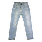 Patriot Jeans Tinta Unita con Strappi per Bambino PJ5S2SPBK39 AZZURRO PATRIOT 
