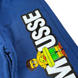 Mousse Pantalone Tinta Unita Modello Tuta per Neonato DINOBEACHHHN BLU MOUSSE 